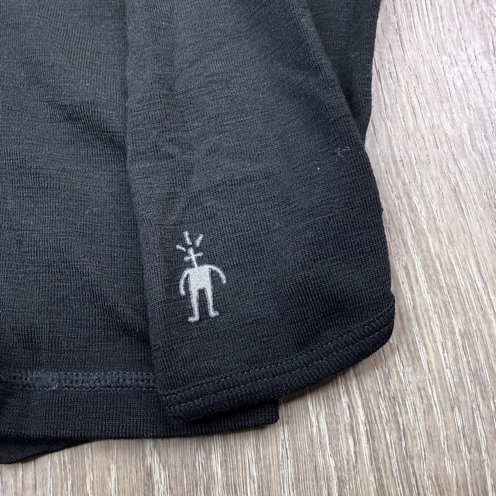 Smartwool Merino Wool Long Sleeve T-Shirt Baselayer Mens Size Medium Black - Picture 2 of 15